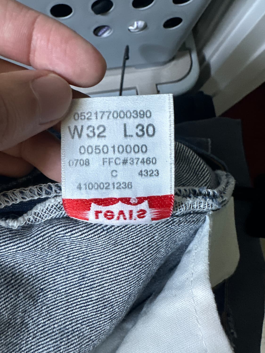[32X30] 빈티지 리바이스 501 인디고 데님 팬츠 상품이미지6