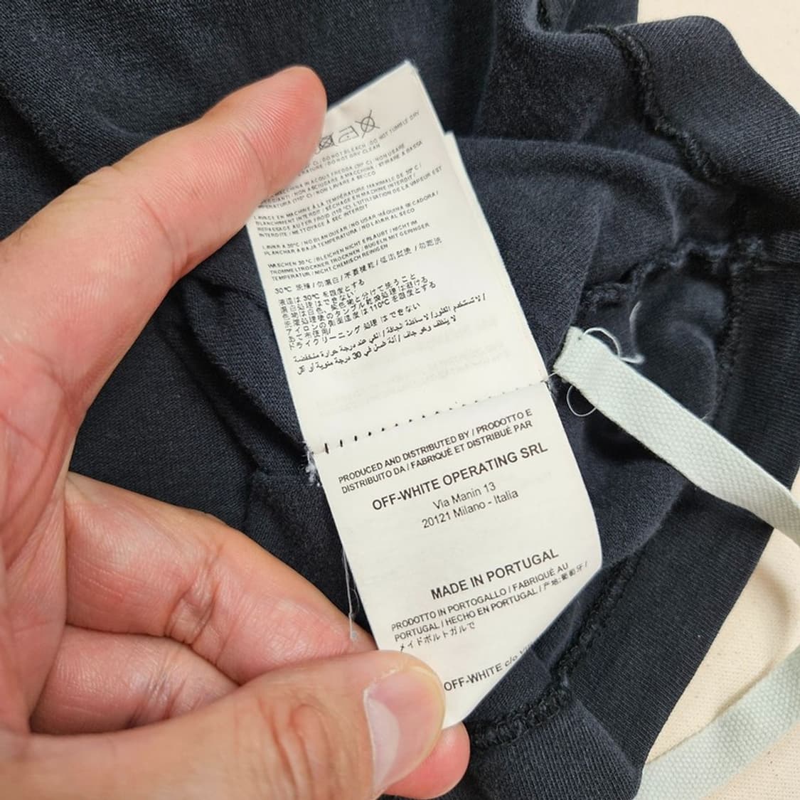 오프화이트 반팔티 S M0279 상품이미지9