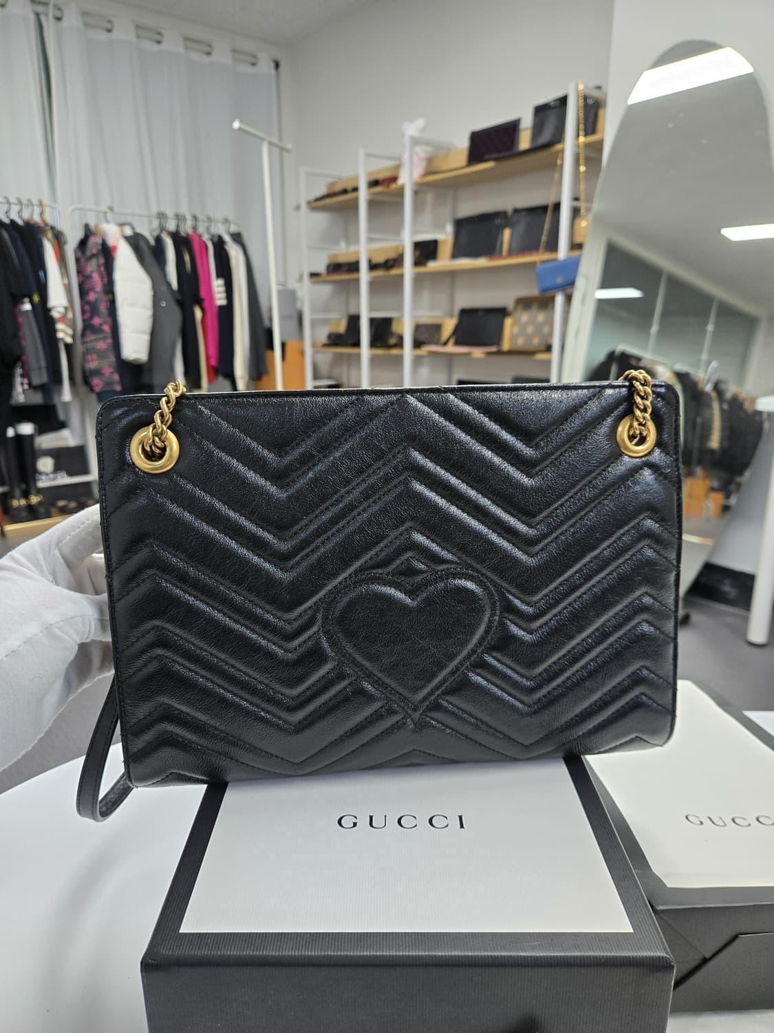 [A급컨디션]구찌 마몬트 마틀라세 숄더백 상품이미지2