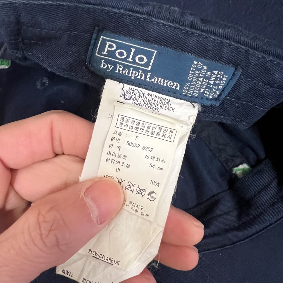 폴로 랄프로렌 네이비 볼캡 모자 상품이미지4