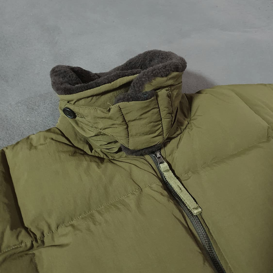 L 아웃스탠딩 무통 구스다운 파카 패딩 자켓 올리브그린 상품이미지5