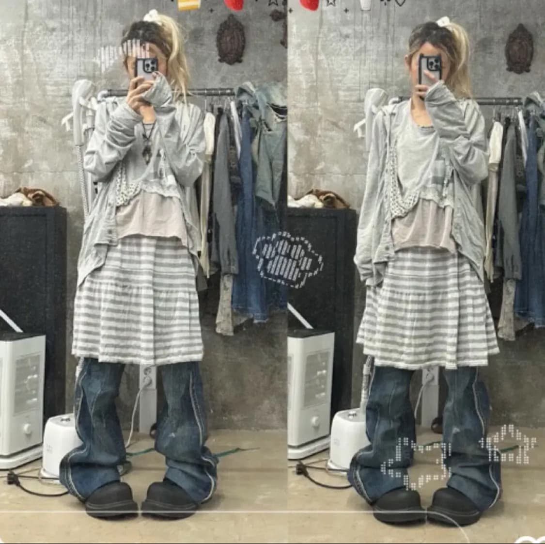 Shop502 너드 세트 3ps 상품이미지1