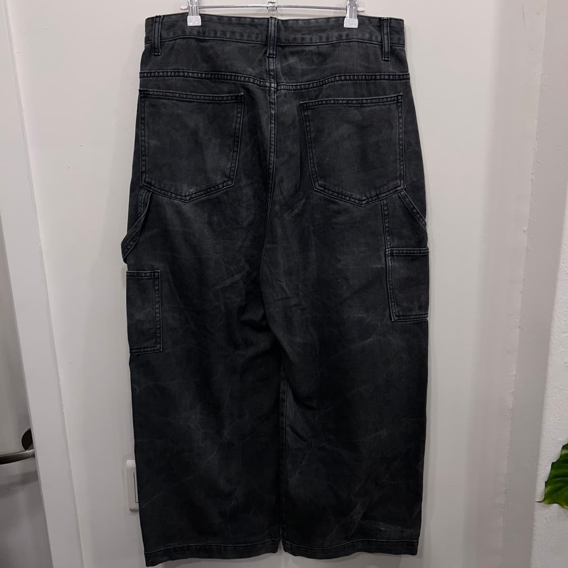 어널러코드 회청 더블니 카펜더 와이드팬츠 상품이미지5