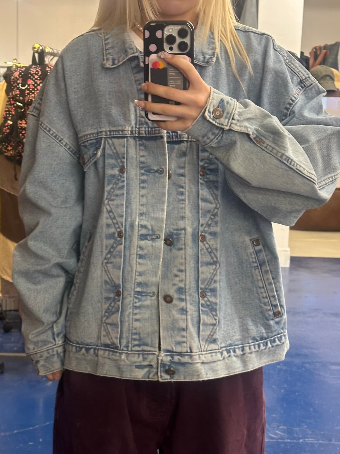 Stetson canada 오버핏 데님 자켓 상품이미지1