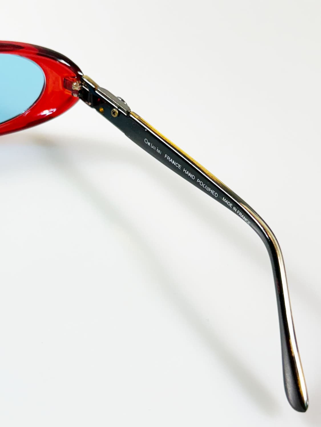 90s One Last Kiss 볼드 오벌 프레임 틴트 빈티지 선글라스 상품이미지7