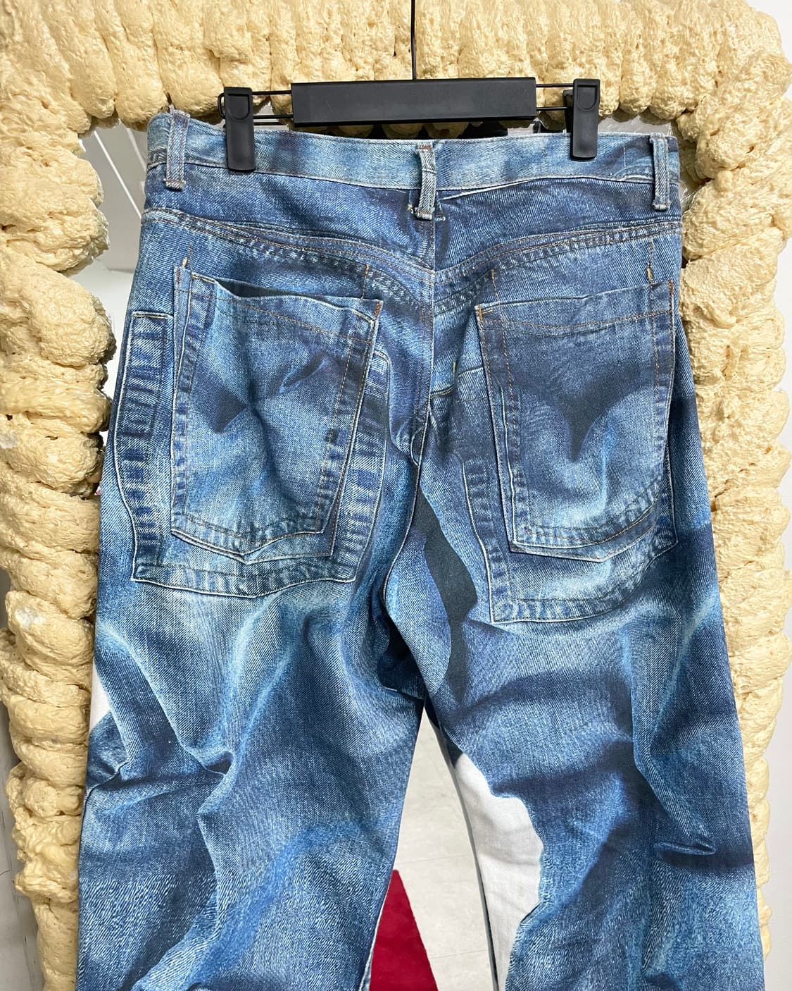 Digital printed denim pants  상품이미지6