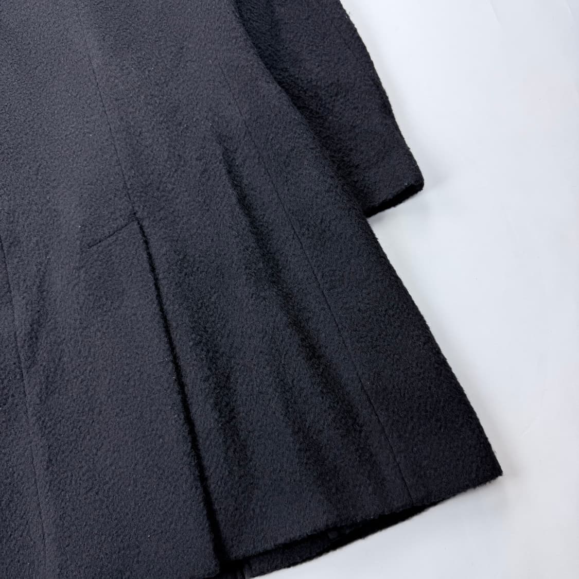 돌체앤가바나 울 모헤어 쓰리버튼 블랙 롱 코트 상품이미지10