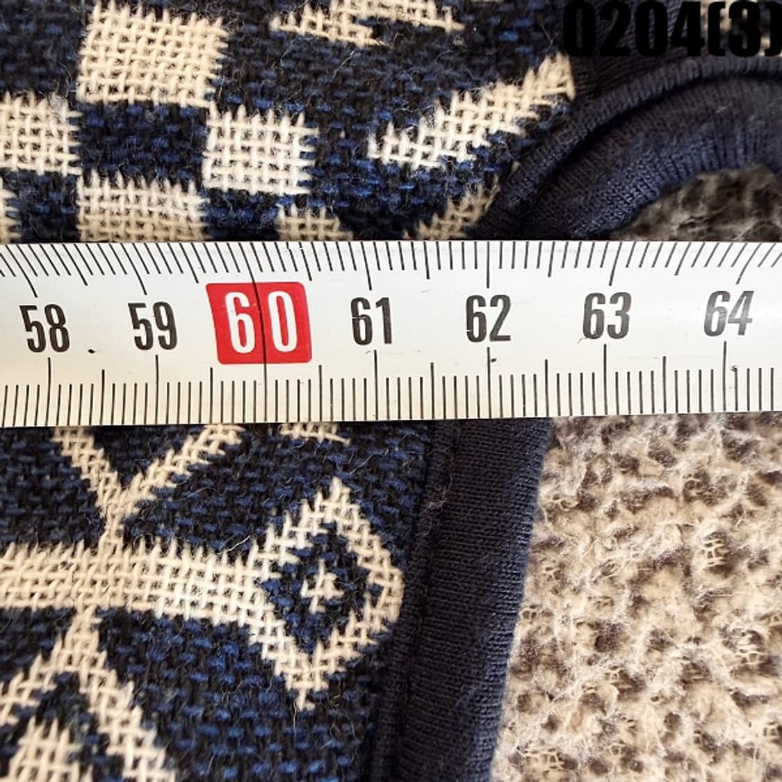 [실측확인] 빈티지 남녀공용 패턴 누빔 가디건 자켓 0204(3) 상품이미지4