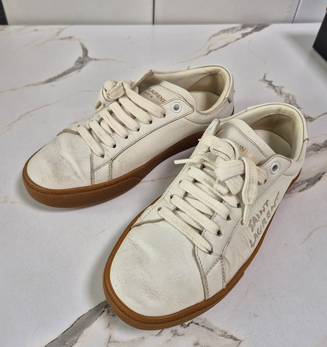(정품) 생로랑 코트클래식 여성 스니커즈 35 상품이미지2