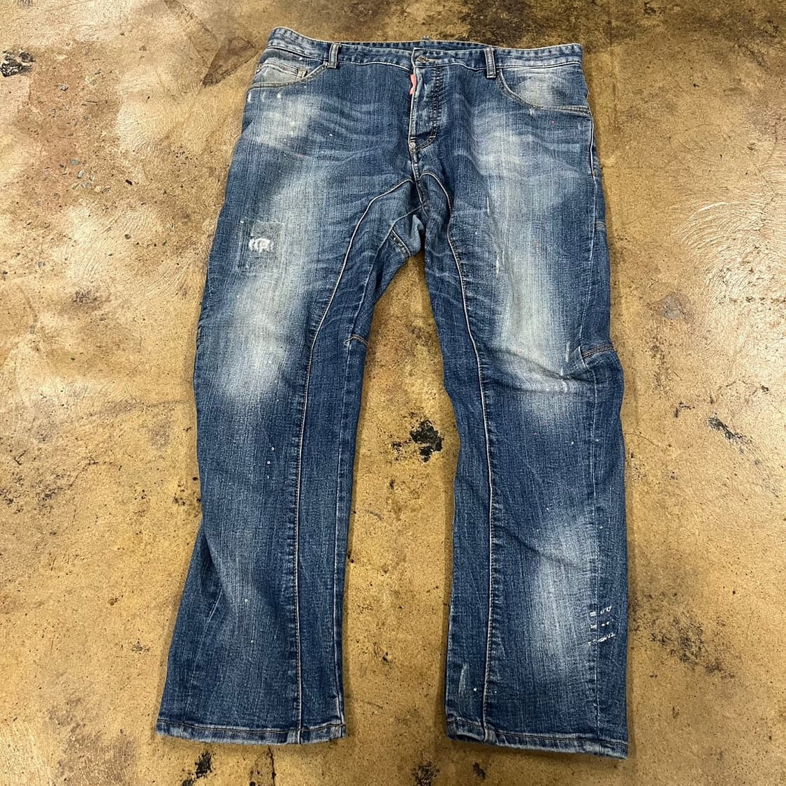 [정품/54] 디스퀘어드2 워싱 데님 청바지 b19 상품이미지2