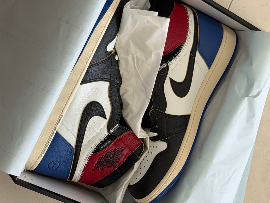 310 조던1 하이 유니온 프라그먼트 상품이미지2