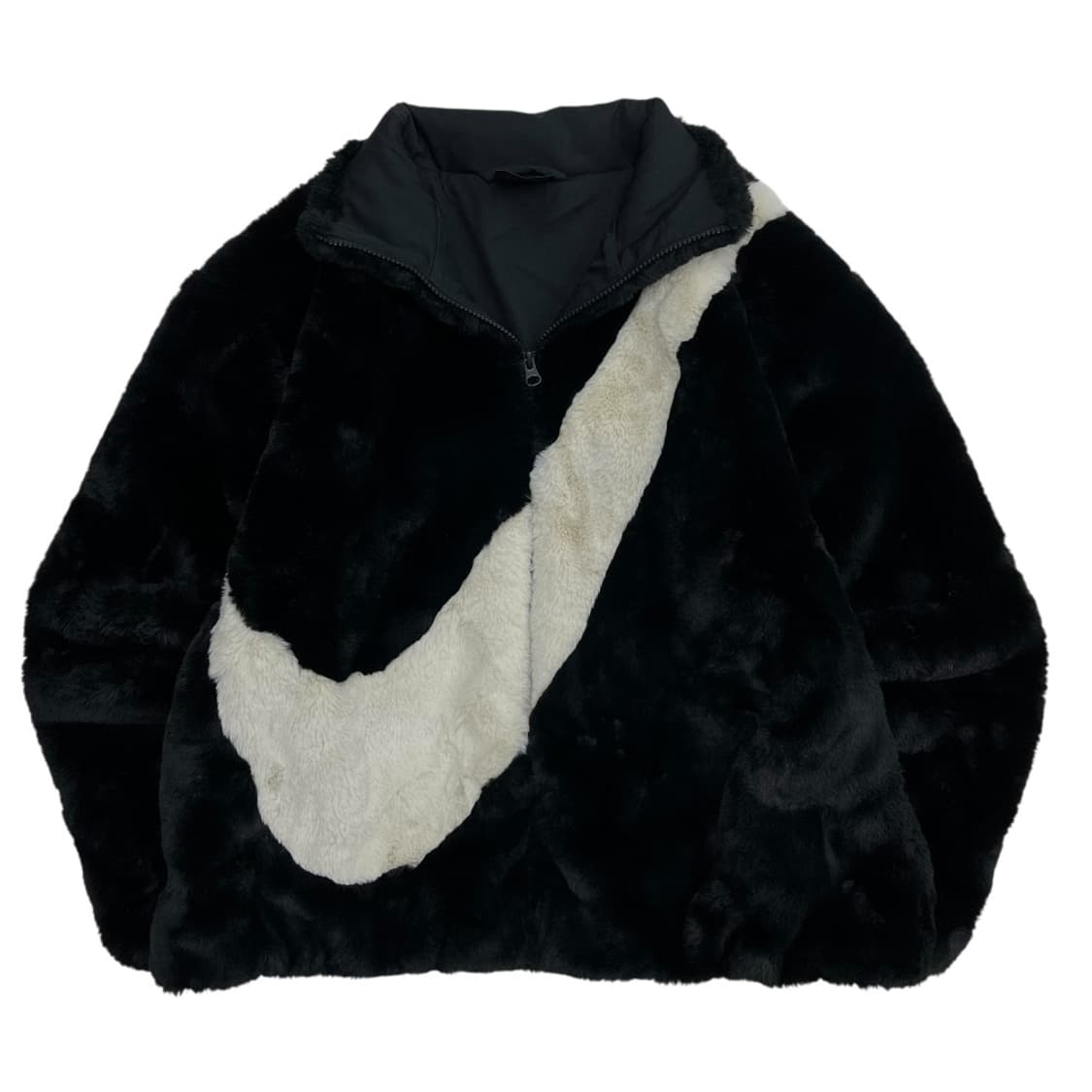 나이키 빅 스우시 블랙 퍼자켓 M 상품이미지2