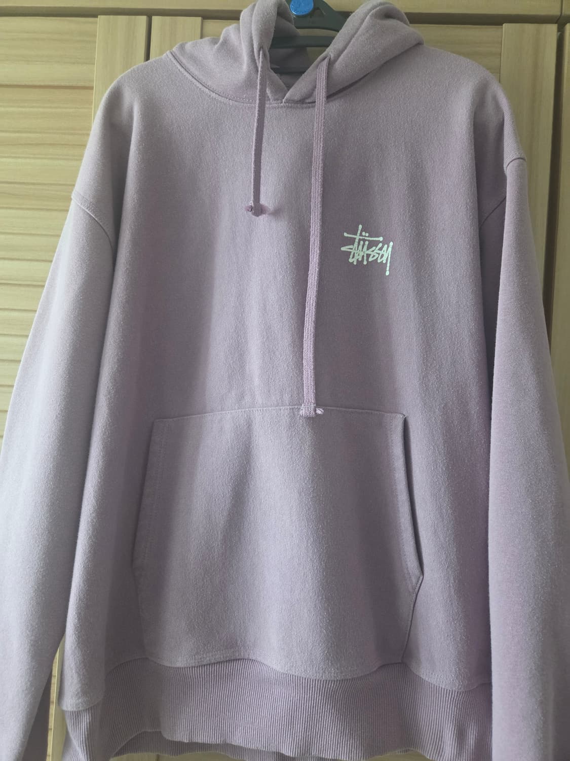 스투시 로고 후드 오키드 L 상품이미지1