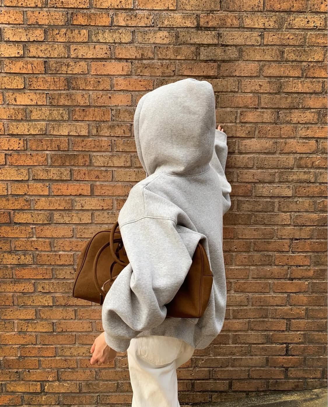 (오늘만 판매) (택O) 누아르나인 유니섹스 투웨이 후드집업 (그레이) 상품이미지3