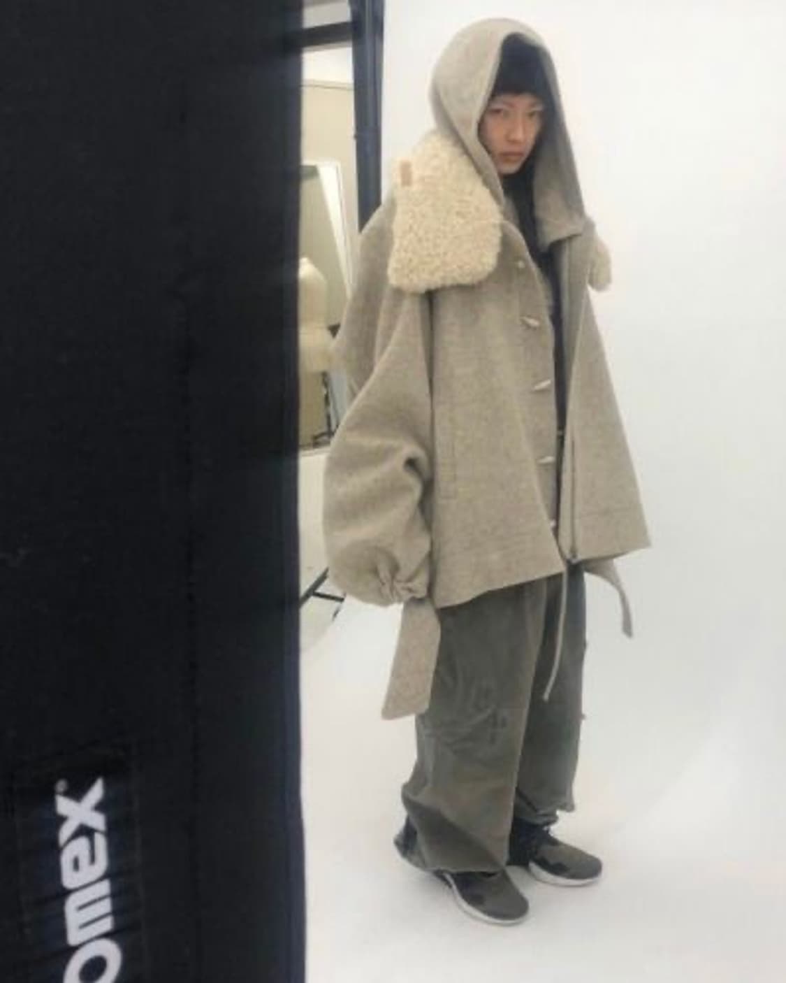 Hyein seo 혜인서 오버사이즈 울 자켓 점퍼  상품이미지4