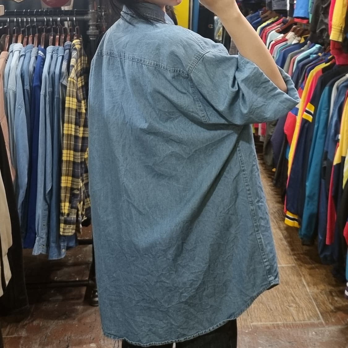 [Hi] 칼하트 데님  반팔 셔츠 상품이미지5