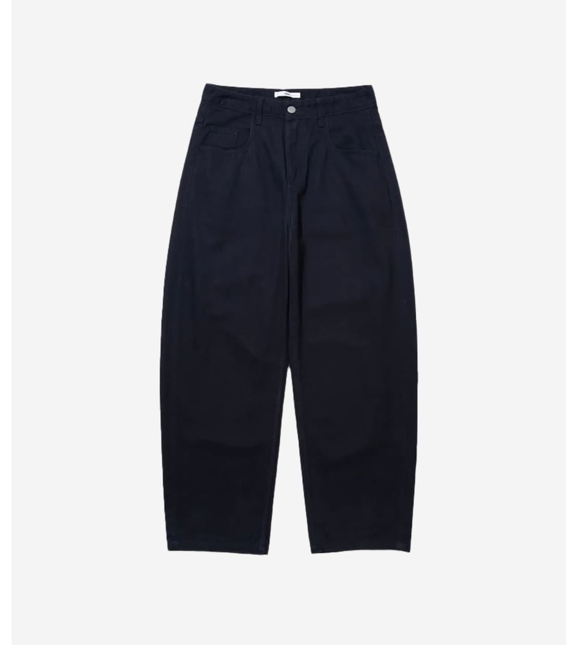 밀로아카이브 네이비 색상 커브드 데님 팬츠 L 상품이미지1