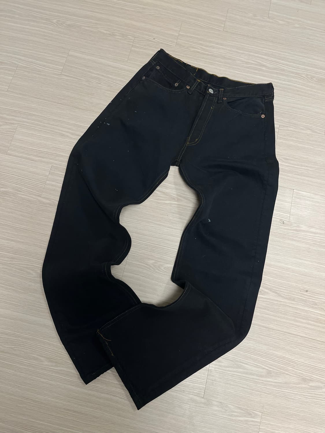 리바이스 501 블랙진 흑청 상품이미지2