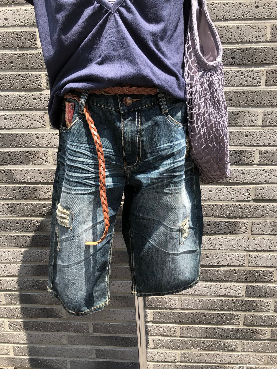 모리 빈티지 워싱 버뮤다 상품이미지4