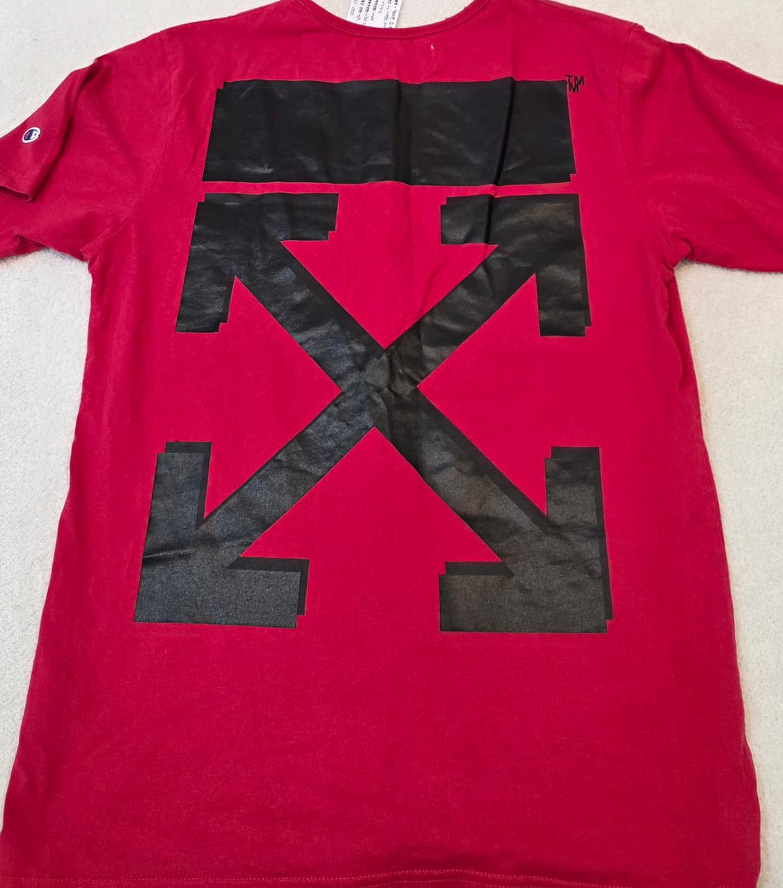 OFF-WHITE 오프화이트&챔피온 컬렉션 반팔티 상품이미지6