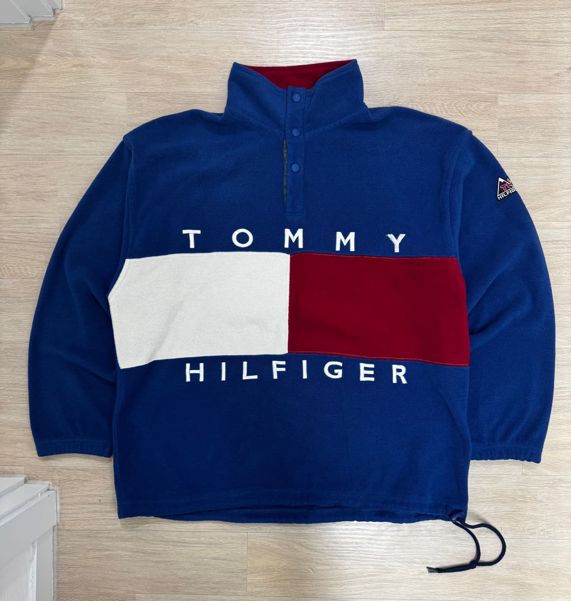 타미힐피거 빅플래그 하프버튼 후리스 L 상품이미지1