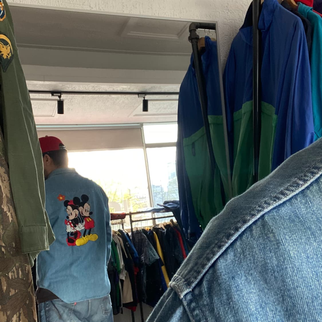 🌊90s USA mickey western shirts 상품이미지9