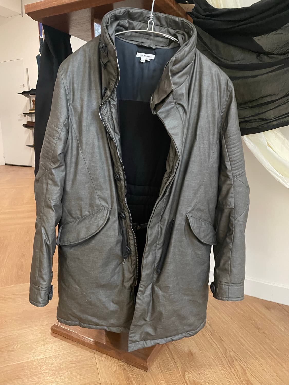 헬무트 랭 아카이브 하이넥 코트 자켓 패딩 긴급판매 이머전시 상품이미지3