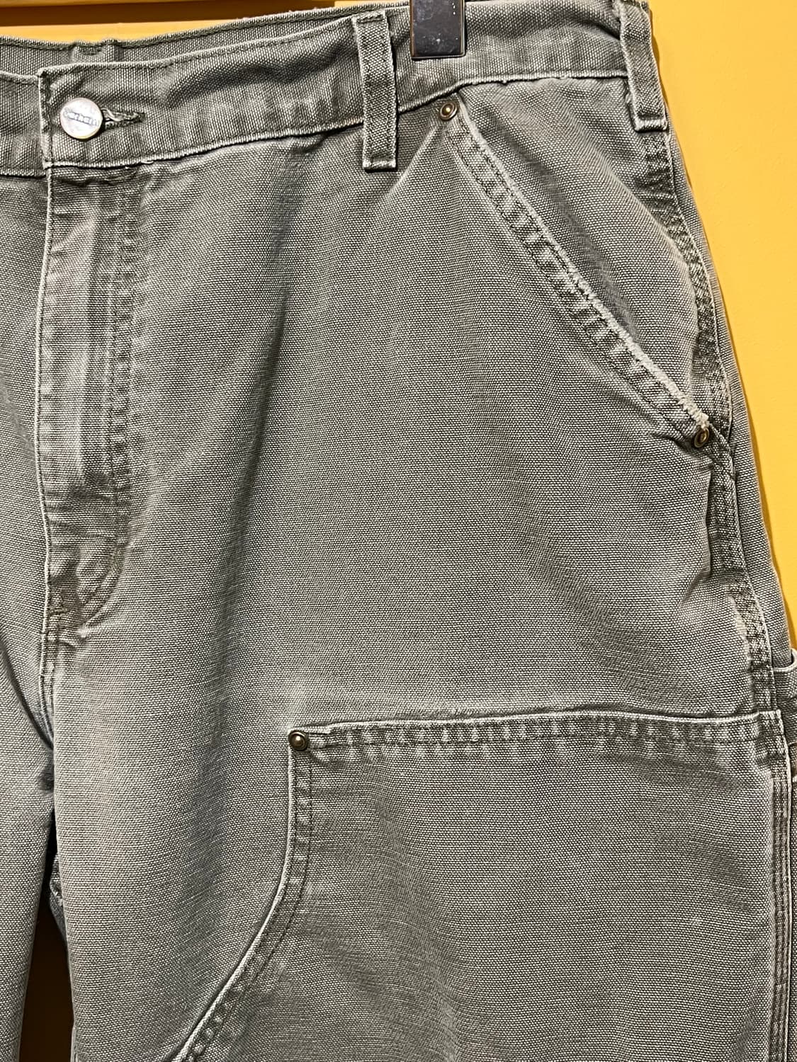 [38x30] 칼하트 B136 MOS 모스그린 더블니 캔버스 카펜터 상품이미지4