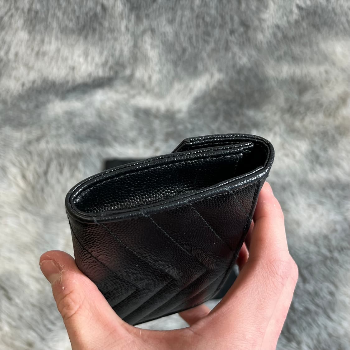 입생로랑 엔벨로프 반지갑 은장 상품이미지3