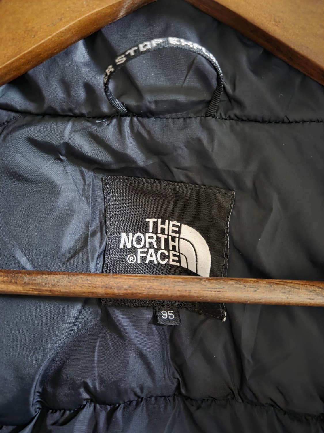 노스페이스 700 눕시2 패딩 블랙/그레이 M(실측 100~105) 상품이미지4