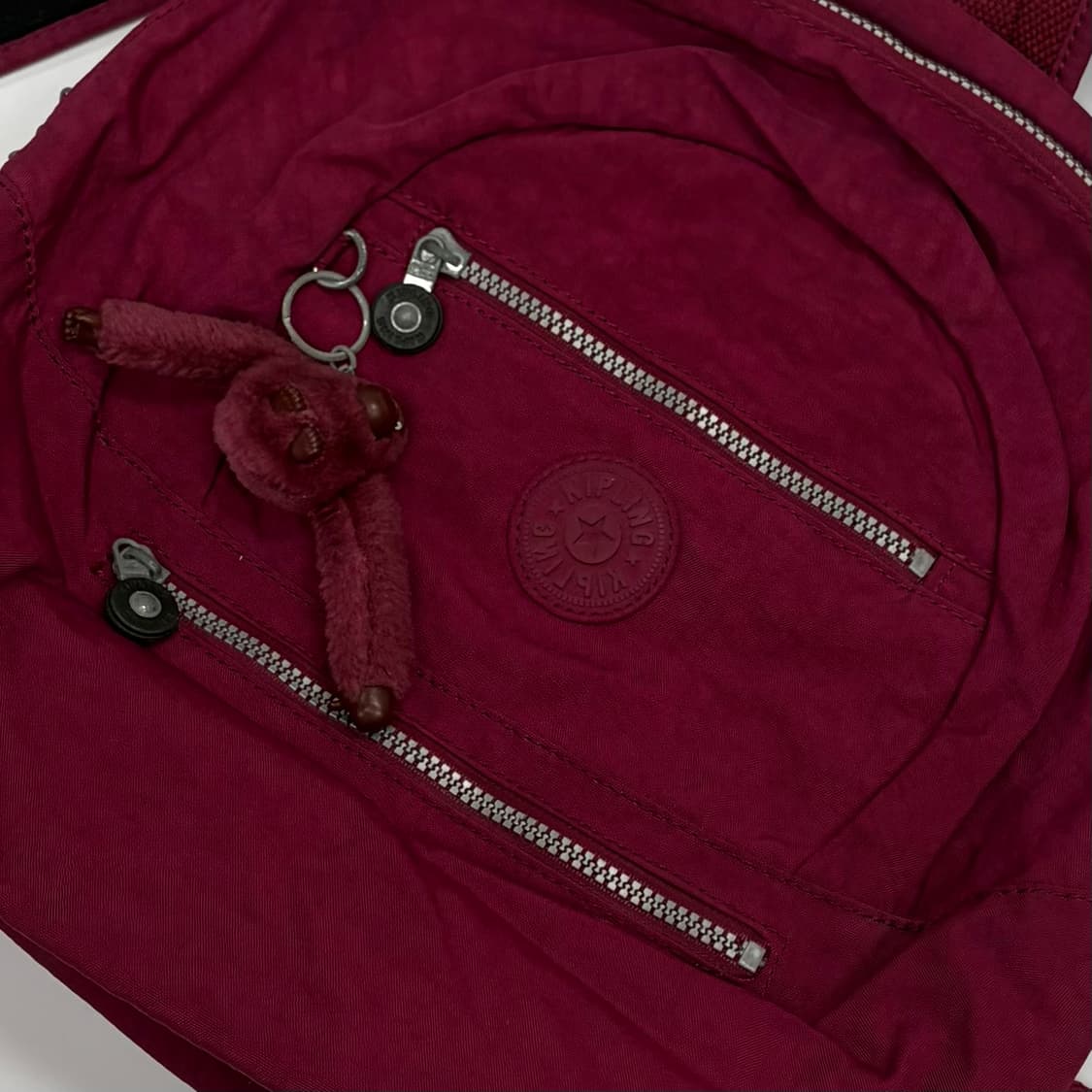 키플링 Y2K 빈티지 백팩 자주색 상품이미지2