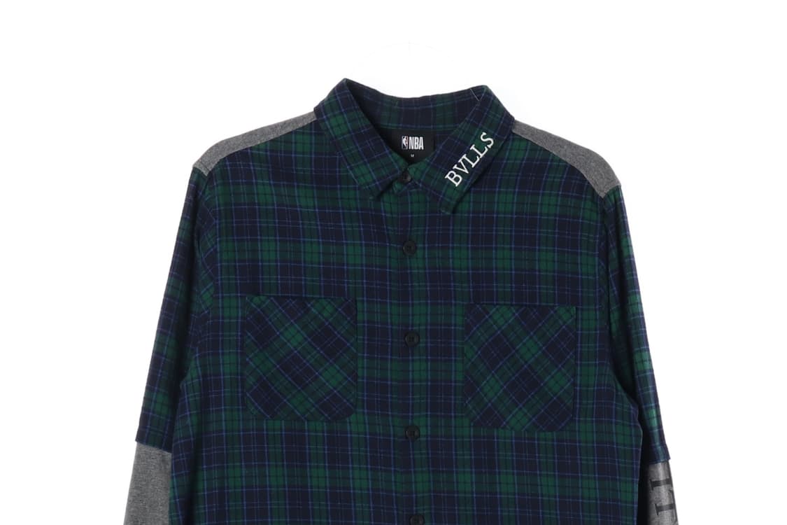 NBA 시카고불스 체크셔츠 (M) 상품이미지2