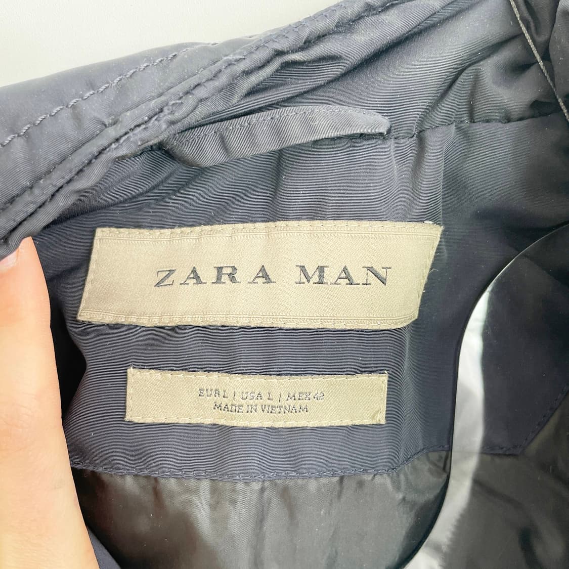 A2 자라 퀼팅 라이더 스타일 자켓 95-100사이즈 상품이미지4