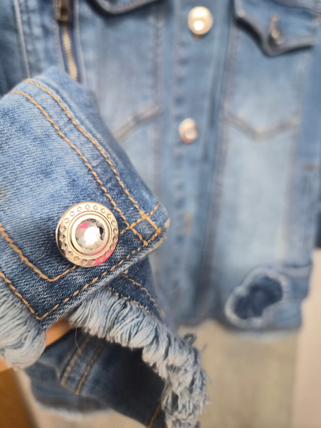 샤트렌 스판 데님자켓 상품이미지6