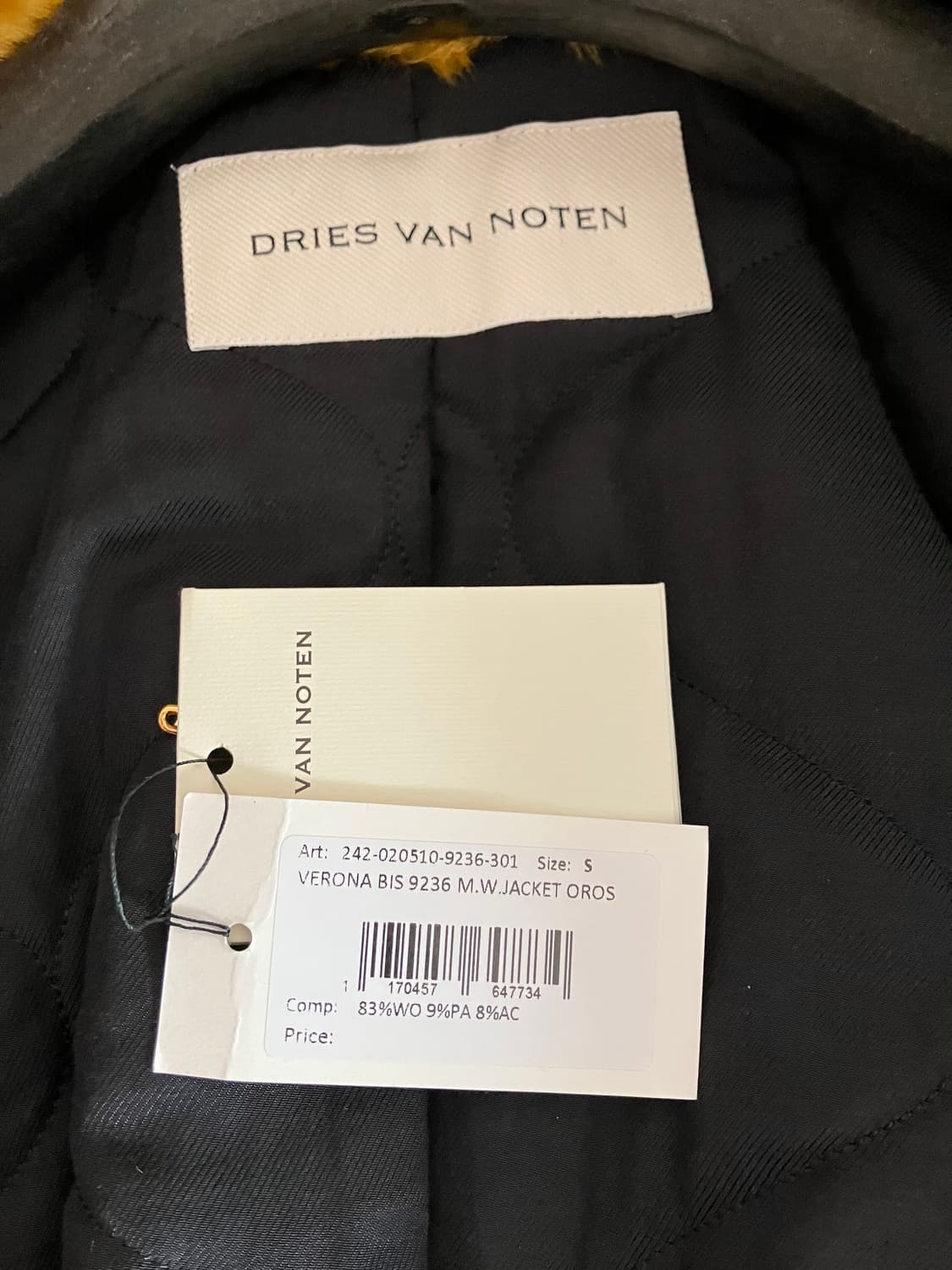 드리스 반 노튼 봄버 자켓 상품이미지9