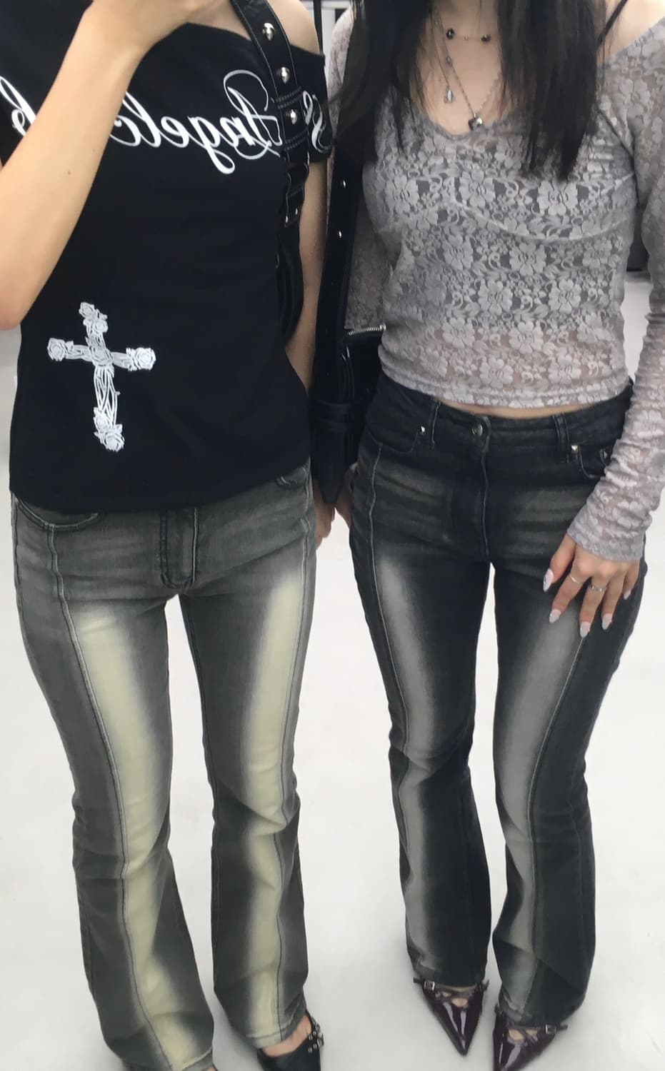 달링유어배드 하이라이트 부츠컷 데님 더스트 M 상품이미지3