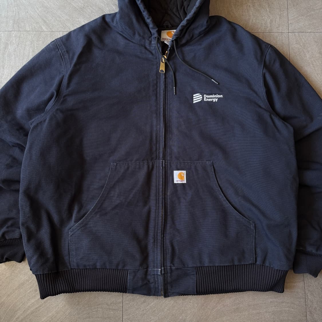 미국 생산 칼하트 j140 네이비 액티브 자켓 상품이미지4