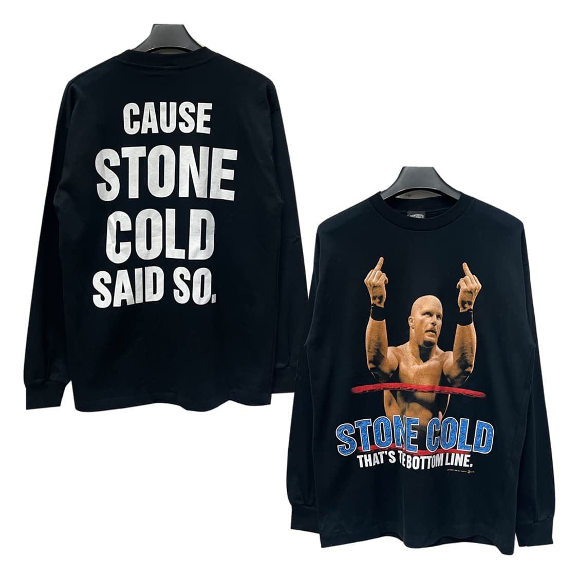 Michael WWE 스톤 콜드 스티브 오스틴 긴팔 롱슬리브 XL 상품이미지1