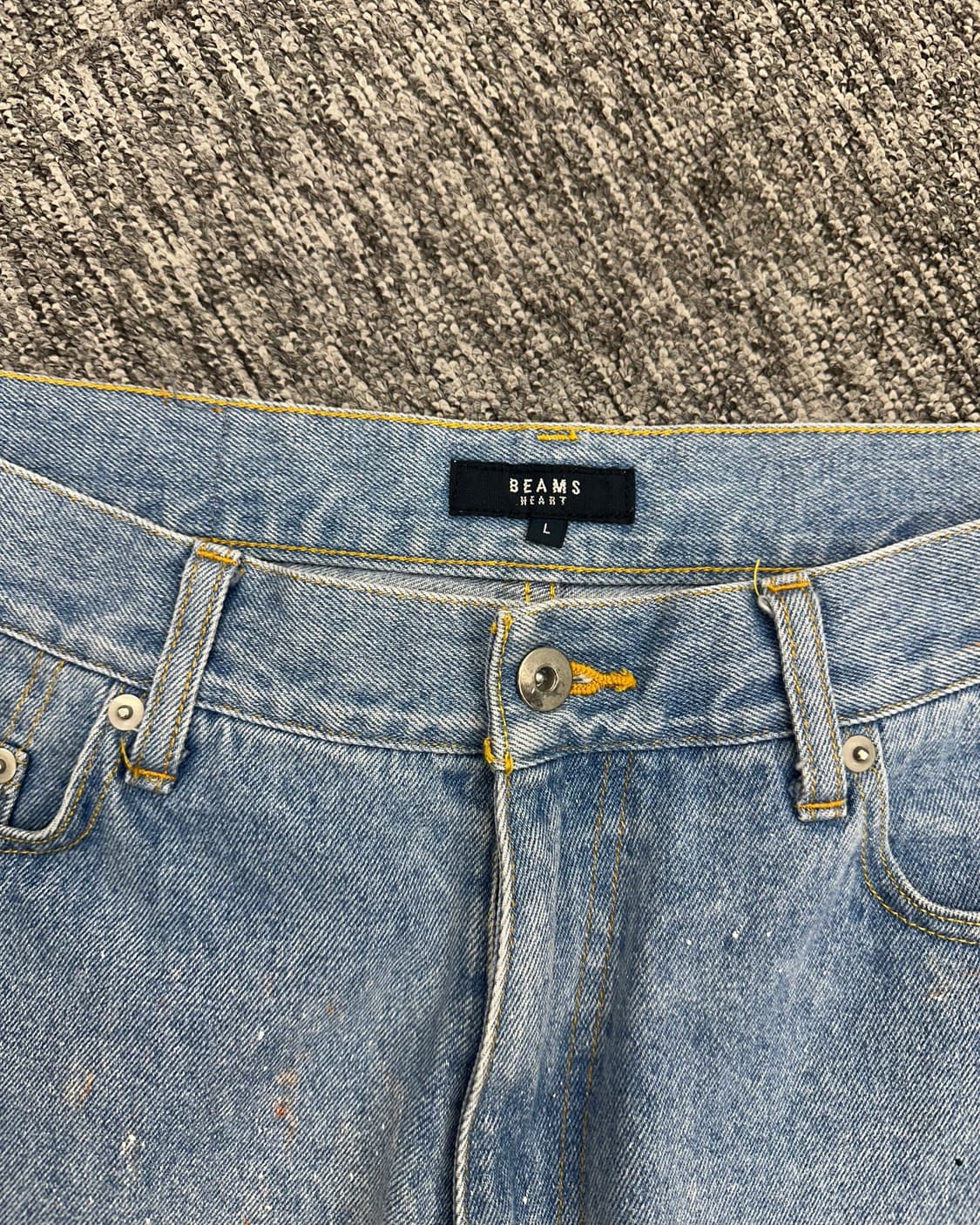 (허단41)BEAMS HEART 커스텀 데님-M1743 상품이미지4