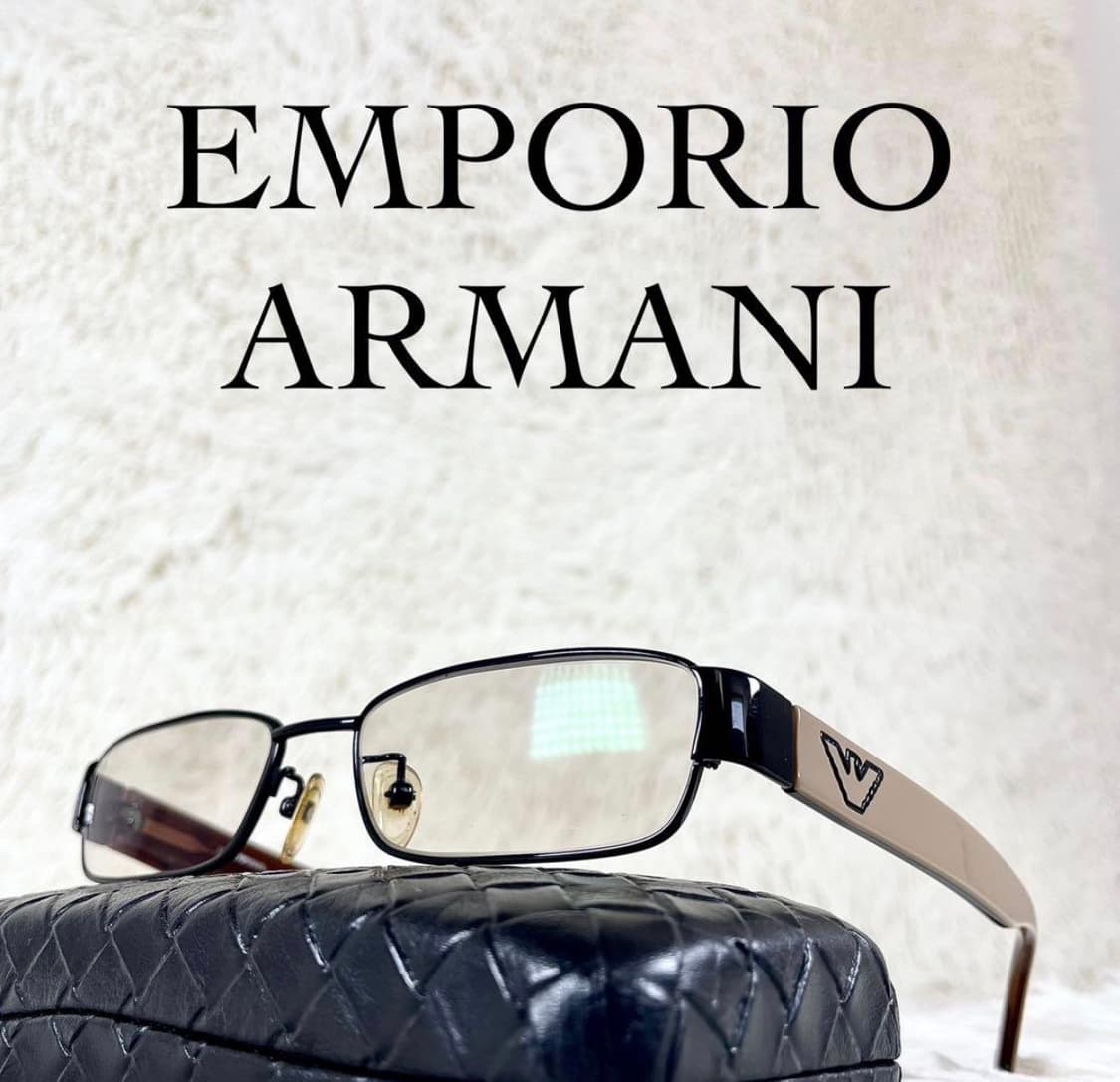 엠포리오 알마니 2000년대 긱시크 티타늄 안경태 신품 상품이미지1