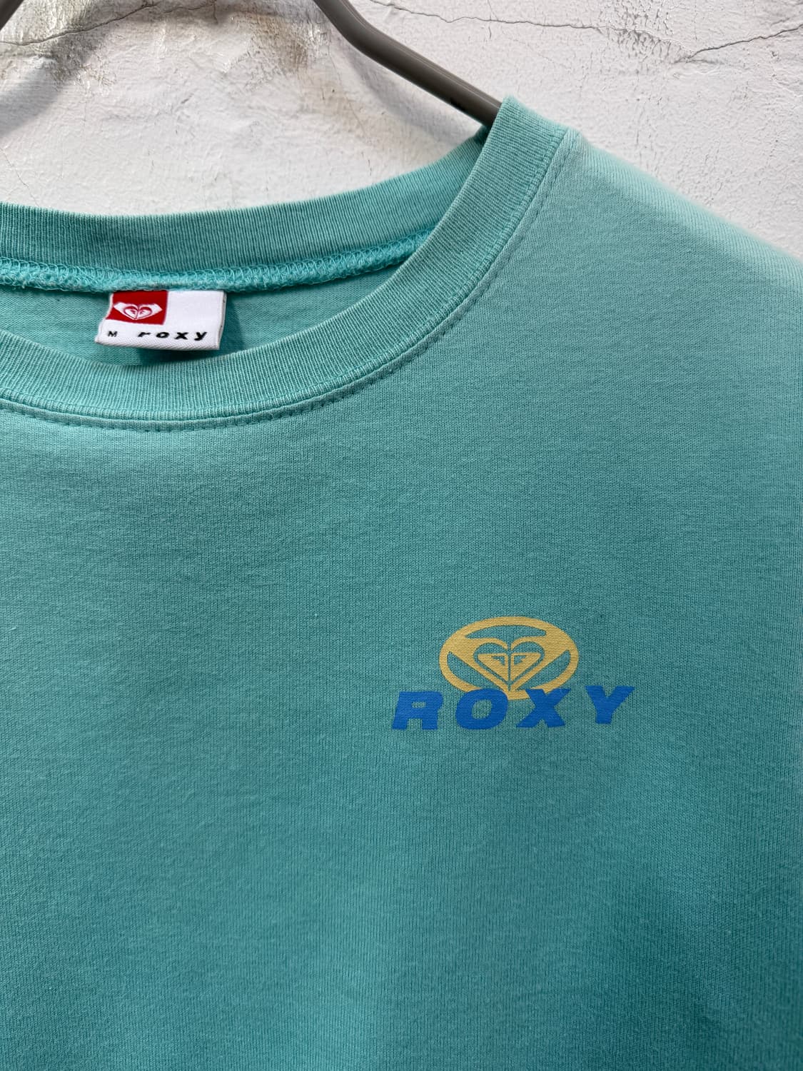 Roxy 록시 민트 컬러 크롭 반팔티 M 상품이미지2