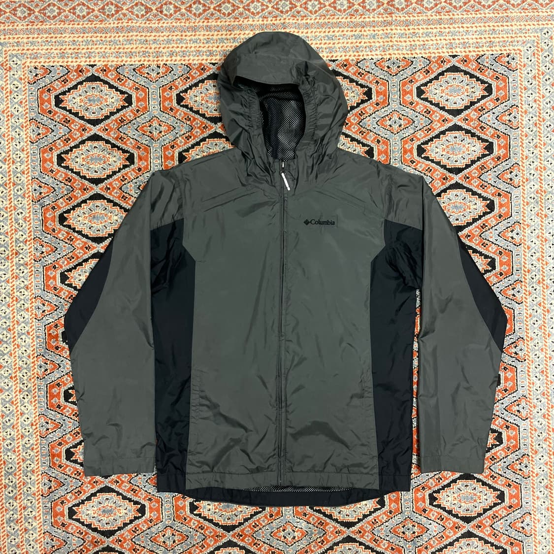 컬럼비아 차콜그레이 바람막이 점퍼 여성L 상품이미지1