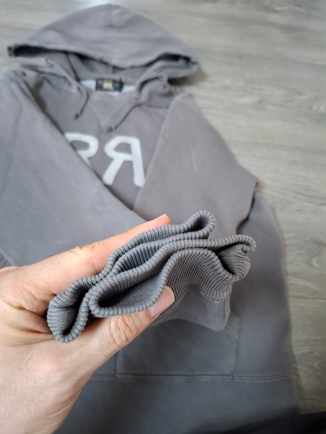 L RRL 더블알엘 랜치 로고 브라운 후드티 상품이미지5