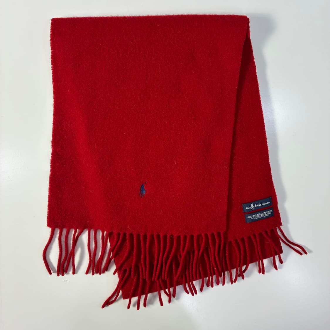 Polo  폴로 랄프로렌 레드 램스울 머플러   상품이미지2
