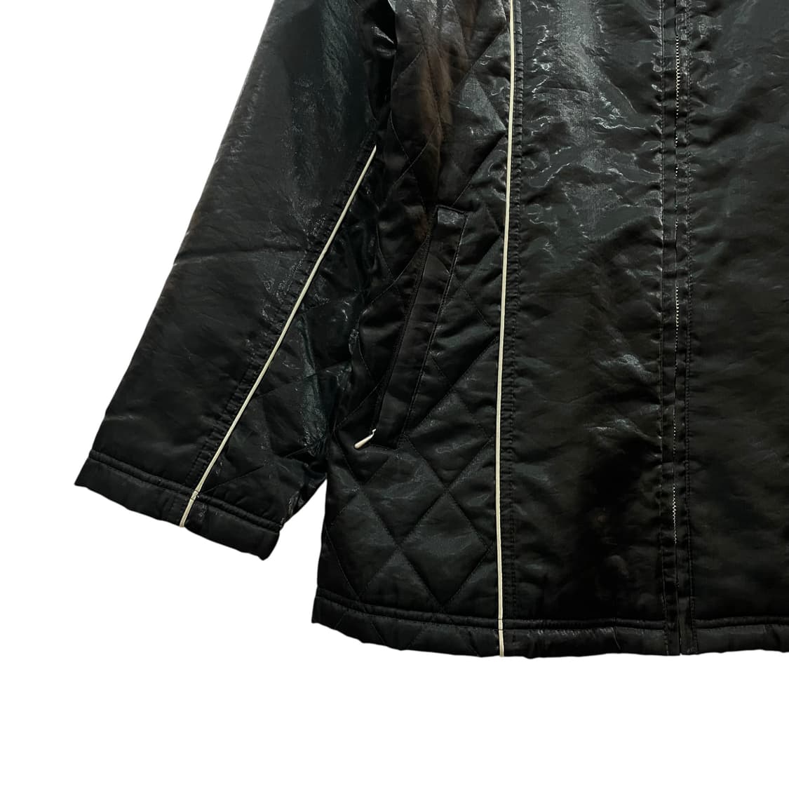 Adidas Vintage Quilted Zip Jacket 상품이미지5