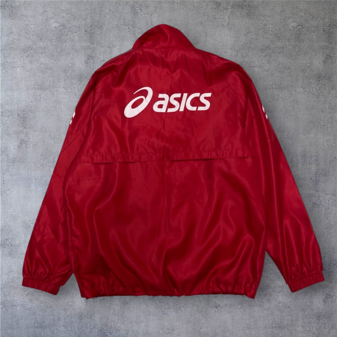 아식스 Asics 레드 올드스쿨 바람막이 자켓 100 상품이미지6