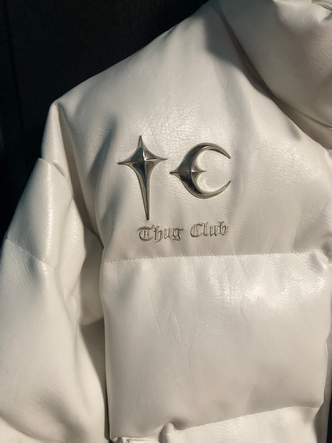 Thug club 래더패딩 화이트 상품이미지1