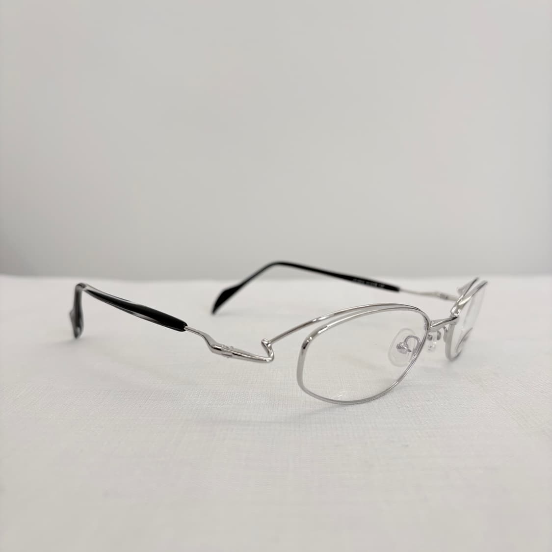 PRIMO 실버 오벌 빈티지 안경 상품이미지3