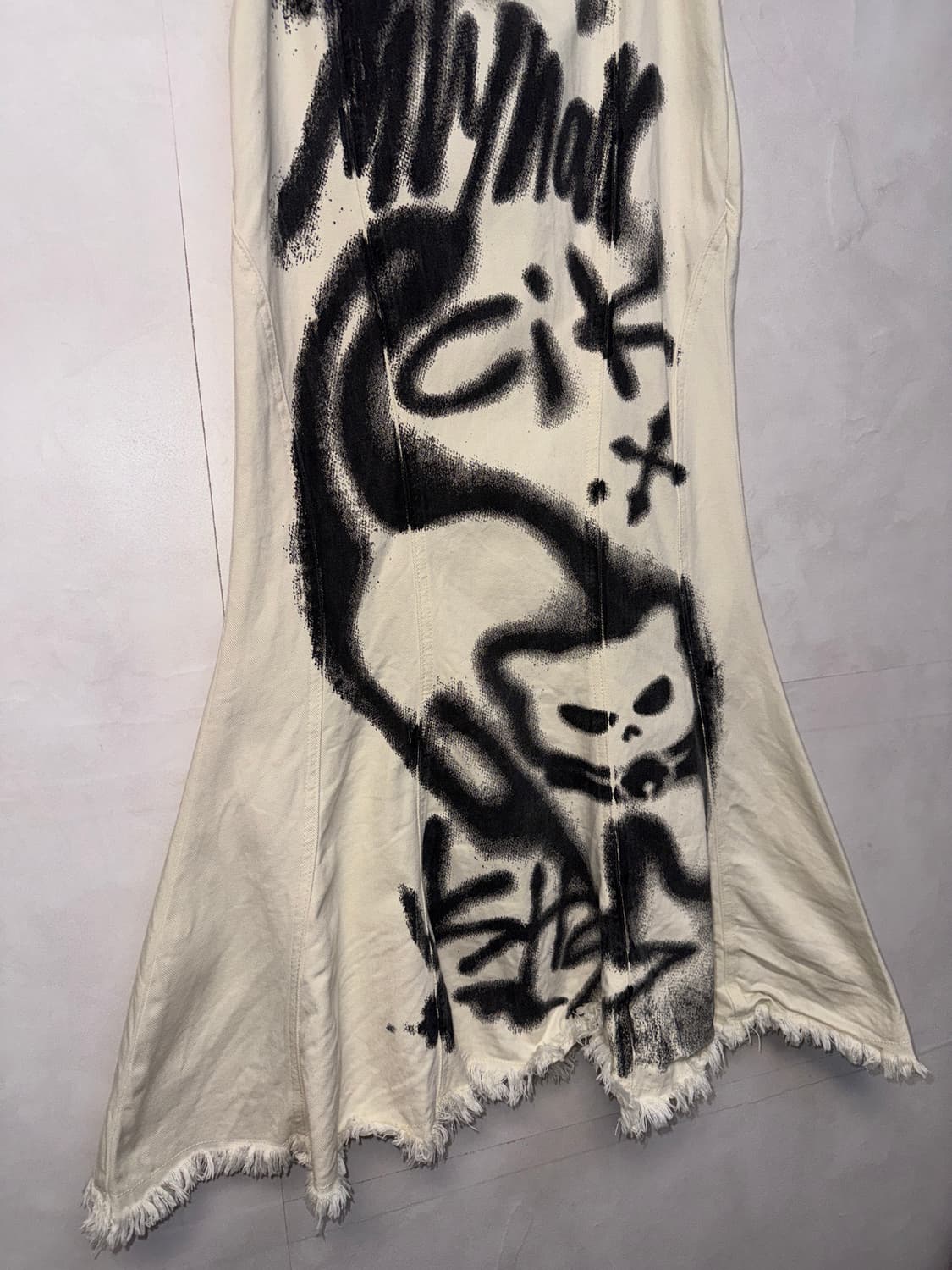 Eleven Shop97 Painted cat design skirt 상품이미지3