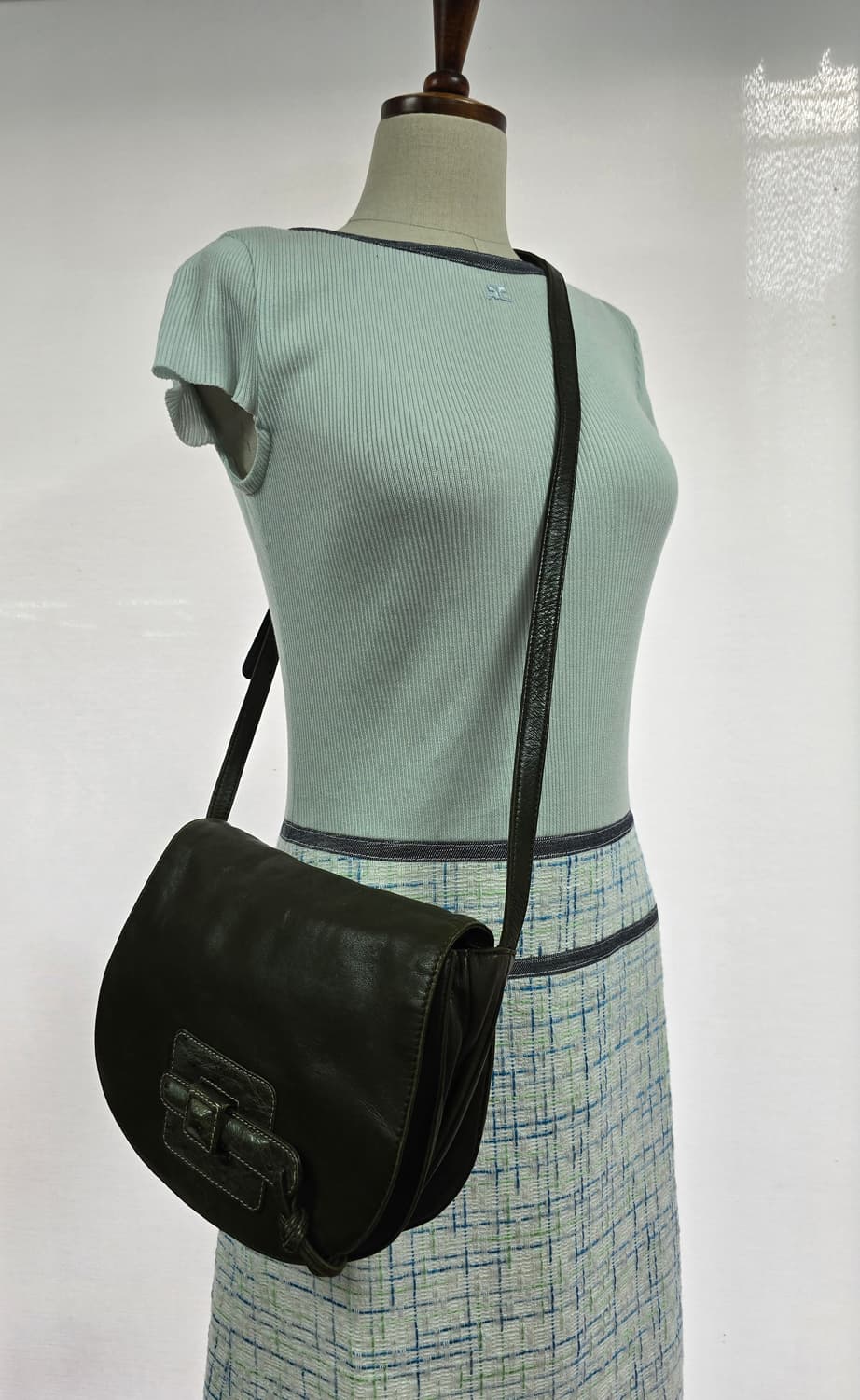 Courreges 꾸레쥬 롱 니트 원피스 38 상품이미지1